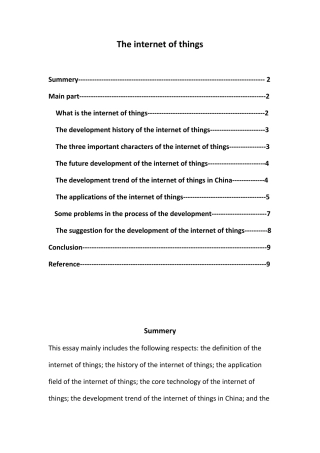 物联网Theinternetofthings