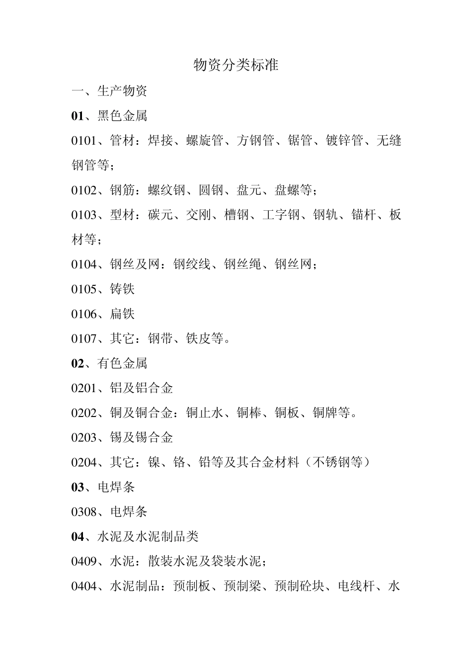 物资分类111_第1页