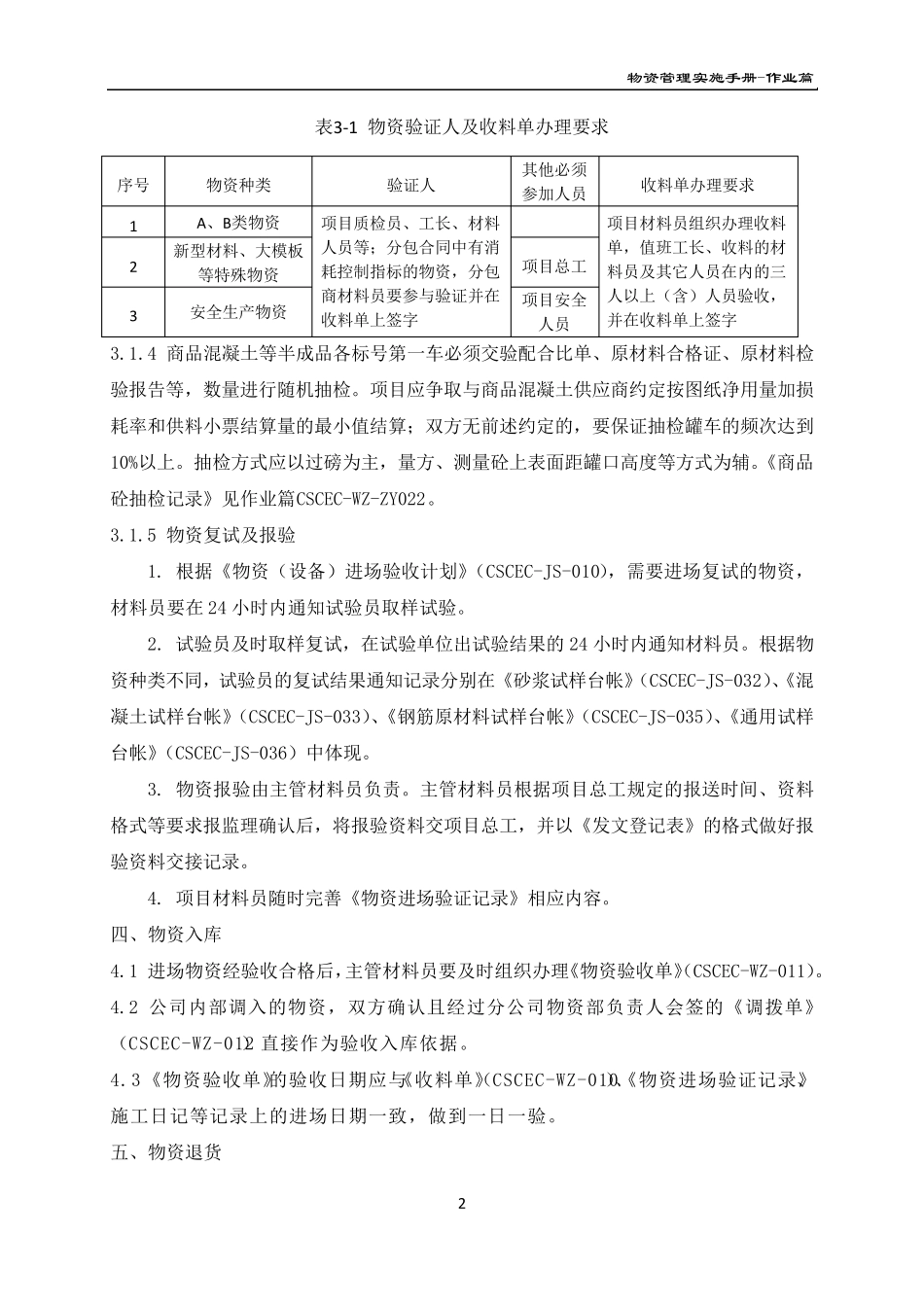 物资进场验收作业指导书_第2页