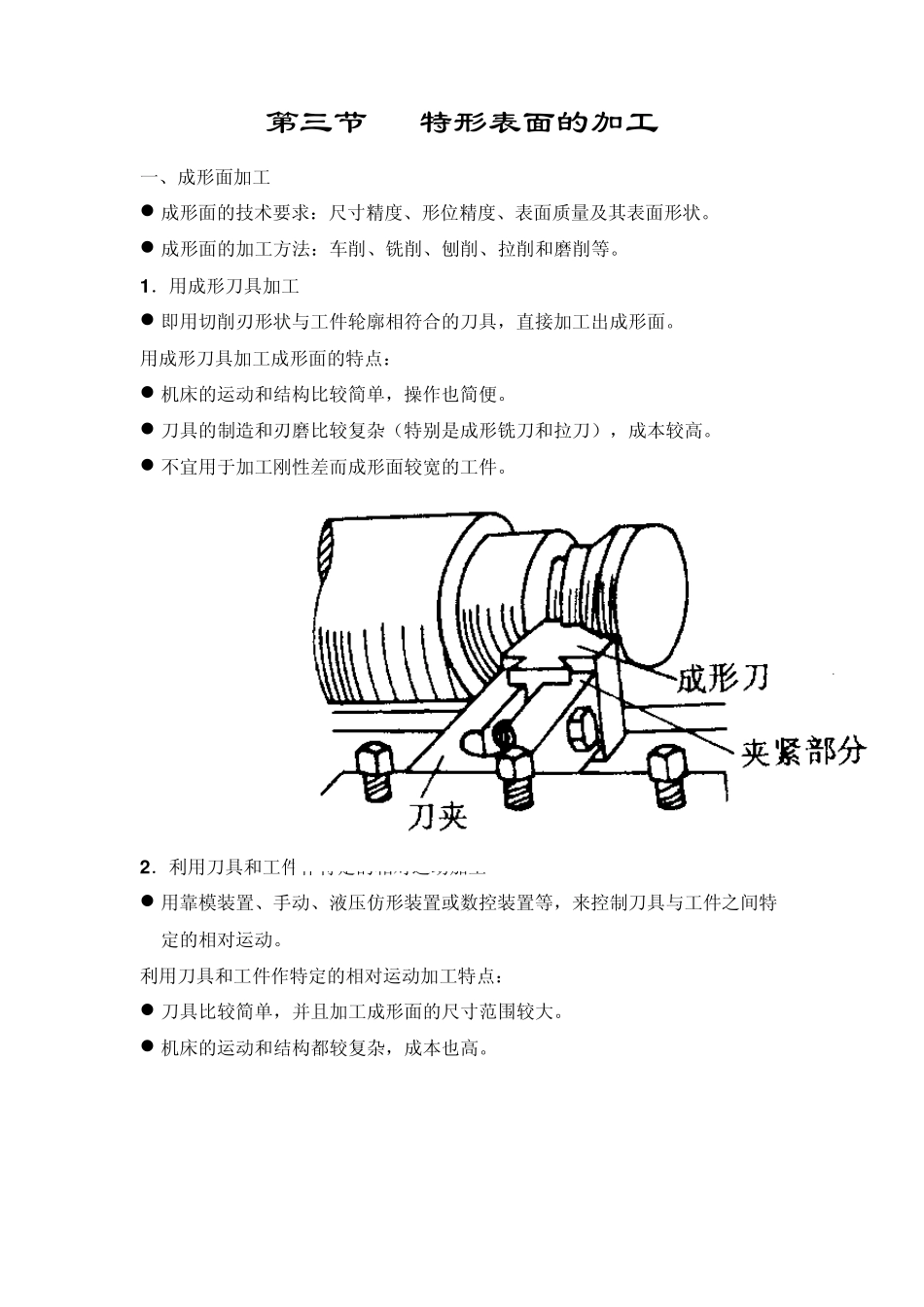 特形表面的加工_第1页