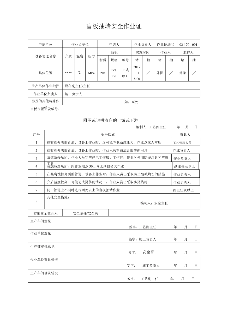 特殊作业票填写规范_第2页