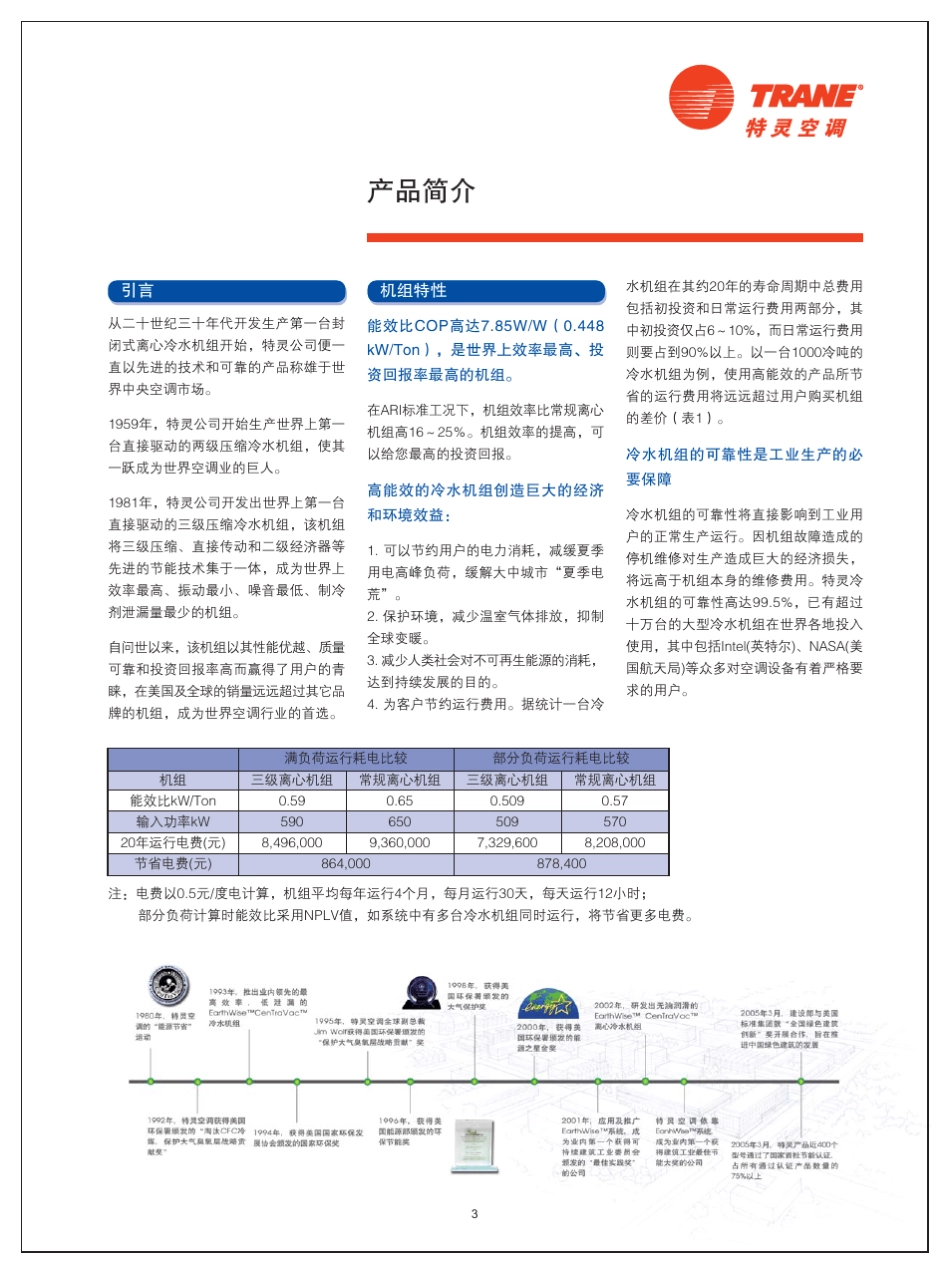 特灵三级离心机组样本资料_第3页