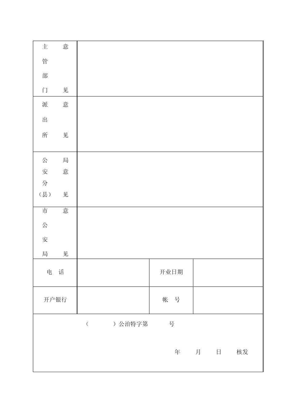 特种行业经营申请登记表_第3页