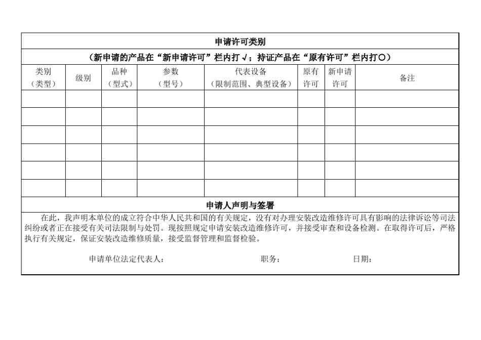 特种设备制造许可申请书_第3页