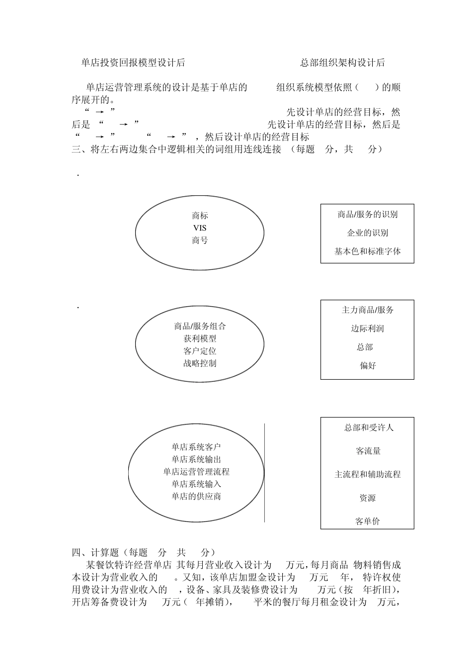 特许经营体系设计与构建试题及答案_第3页