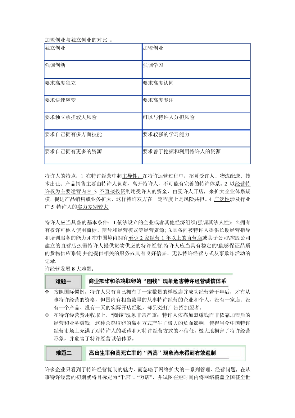 特许经营管理重点_第2页