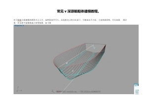 犀牛(RHINO)游艇建模
