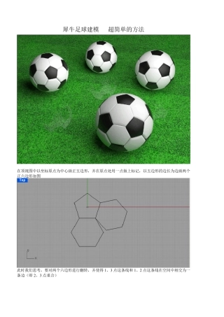 犀牛足球建模超简单的方法