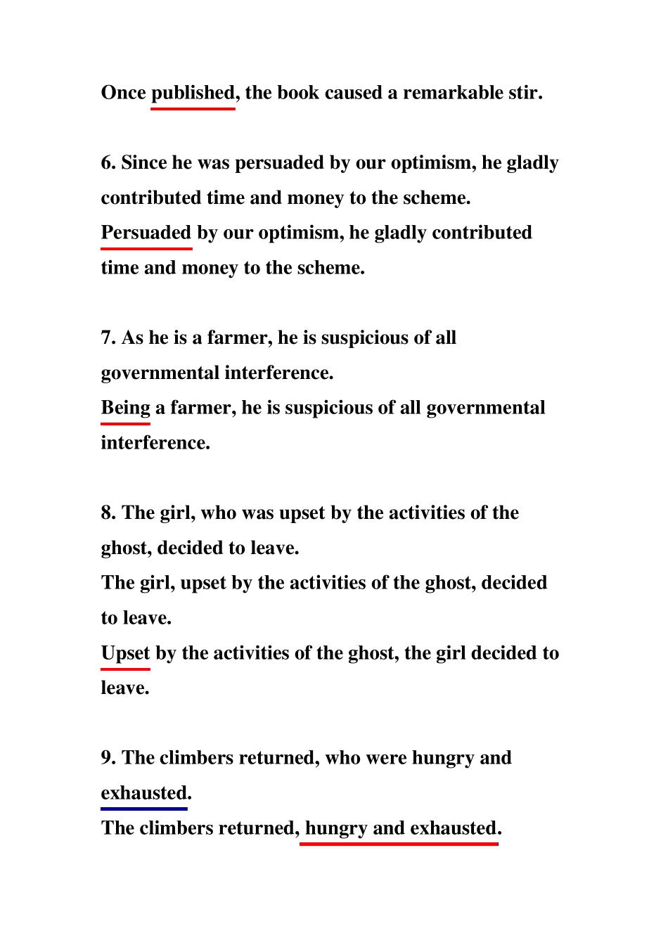 状语从句与非谓语的相互转化_第2页