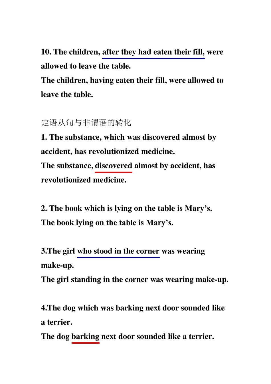 状语从句与非谓语的相互转化_第3页