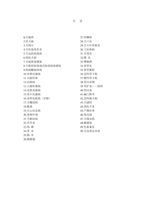 狗狗常见病的症状及治疗方法