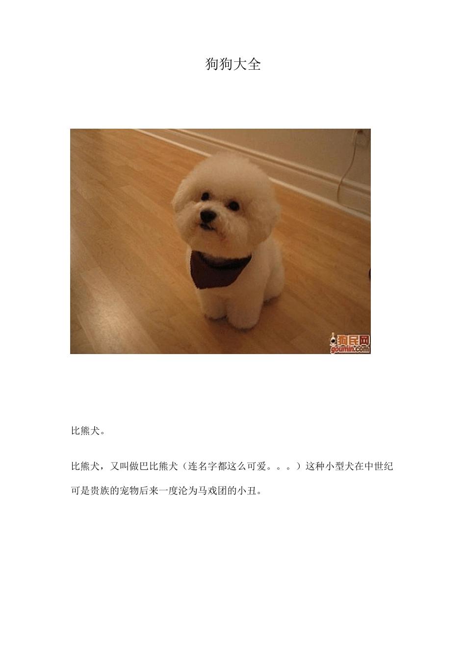 狗狗种类(照片)_第1页