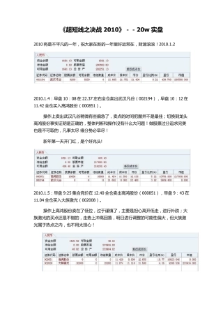 独股一箭20w实盘交割单