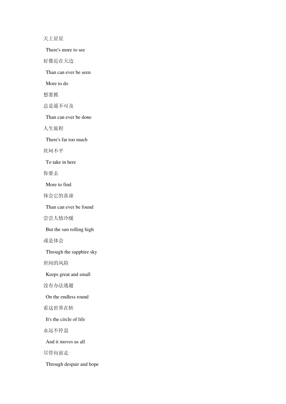 狮子王中英文字幕_第2页