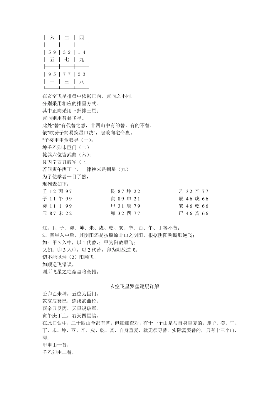 玄空飞星如何排盘_第3页