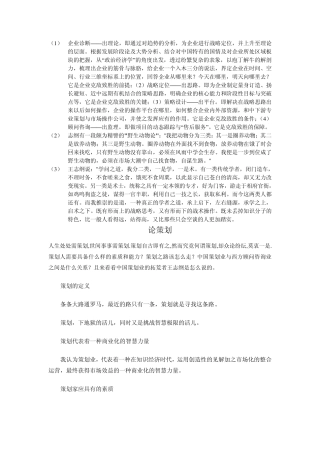 王志纲策划理论