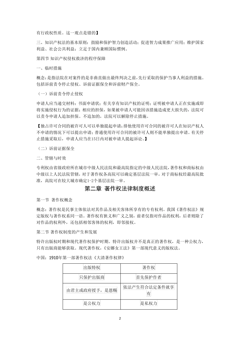 王迁《知识产权法教程》笔记_第2页