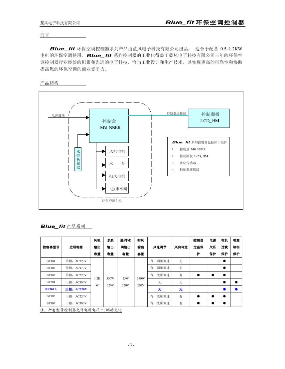 环保空调控制器使用手册_第3页