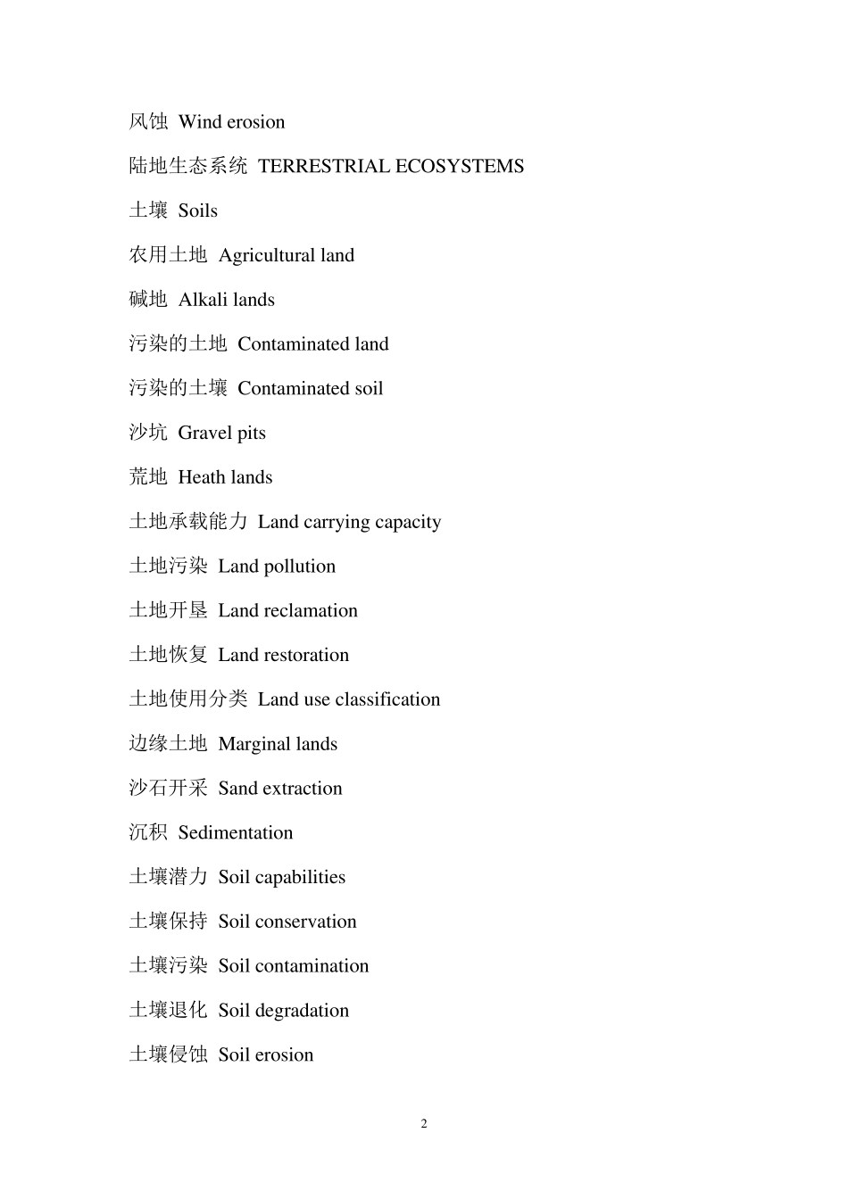 环境专业英语词汇_第2页