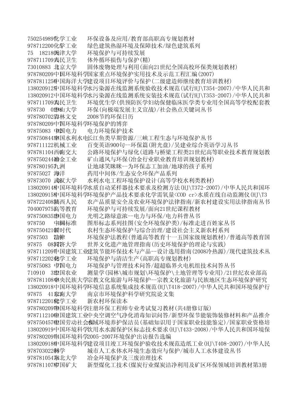 环境保护类书目_第2页