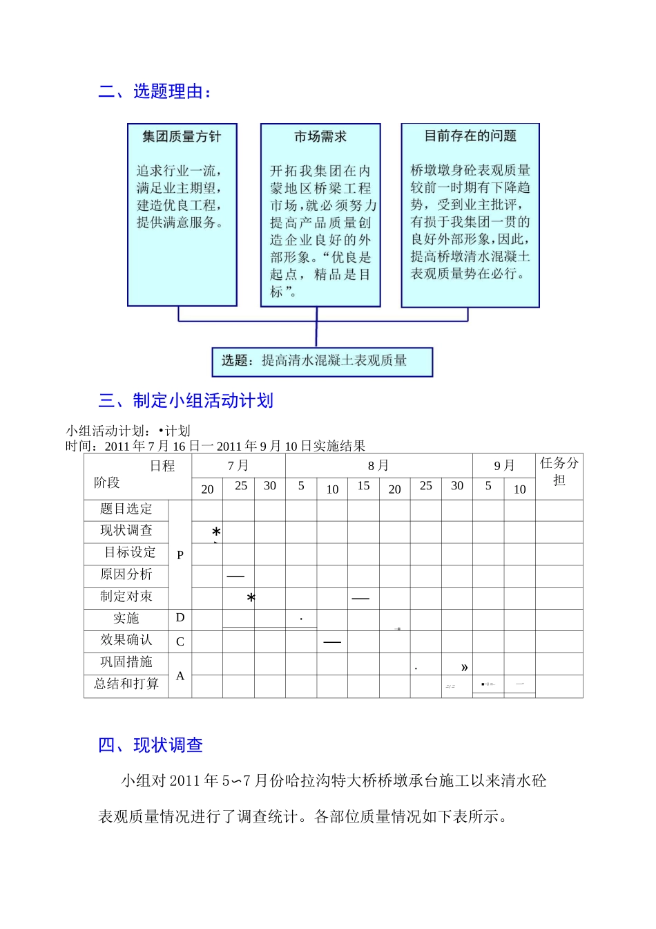 (完整版)(QC小组)提高清水混凝土表观质量_第3页