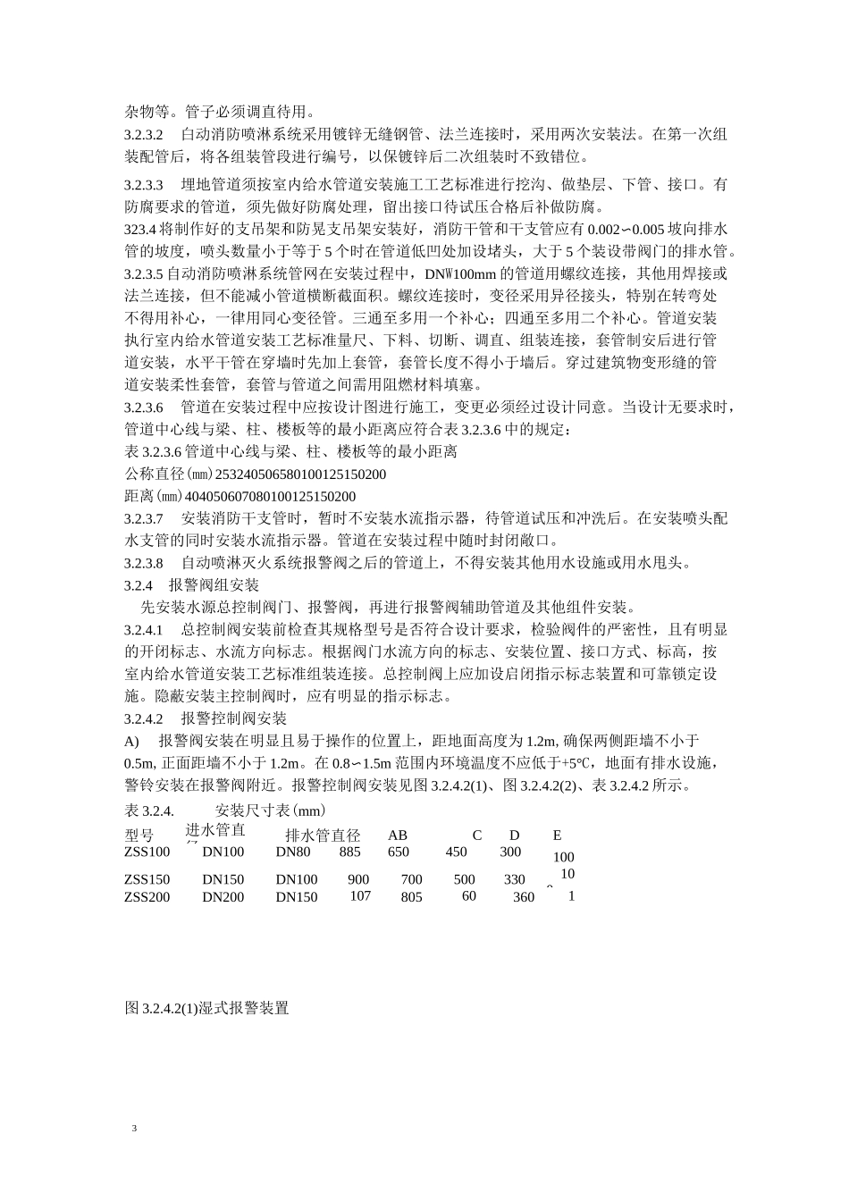 室内消防喷淋系统安装工艺标准_第3页