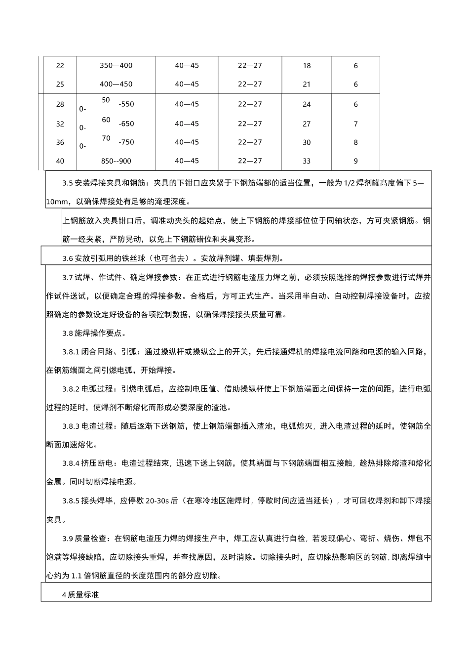 技术交底(电渣压力焊)_第3页