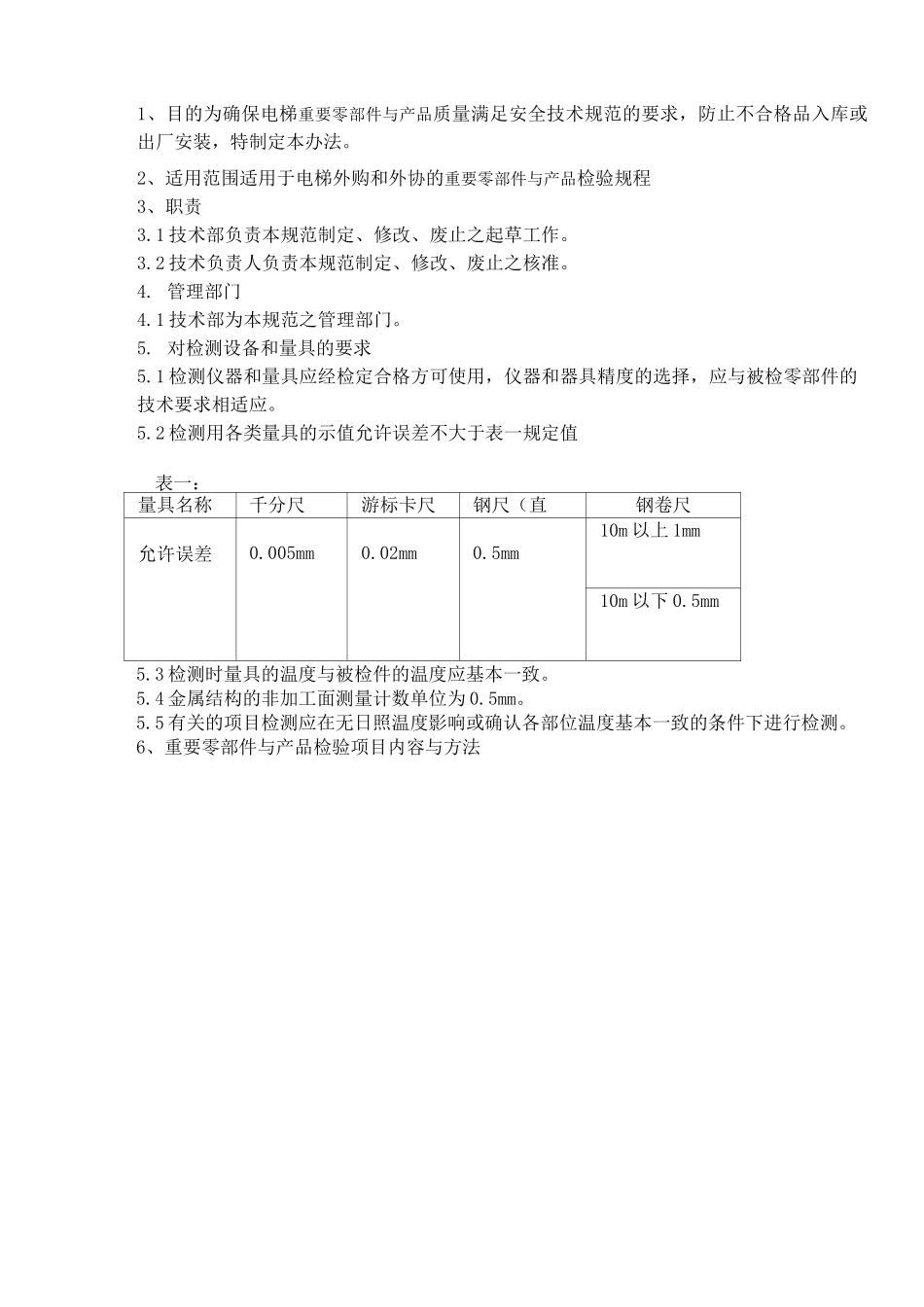 电梯零部件检验规范标准_第3页