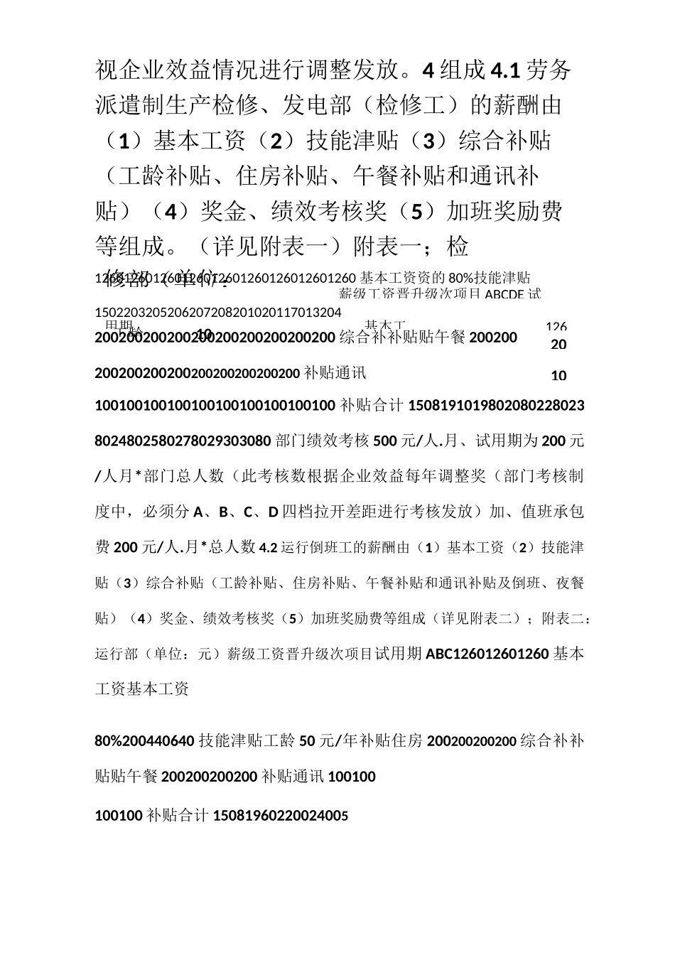 劳务派遣用工薪酬管理制度0307执行稿_第3页