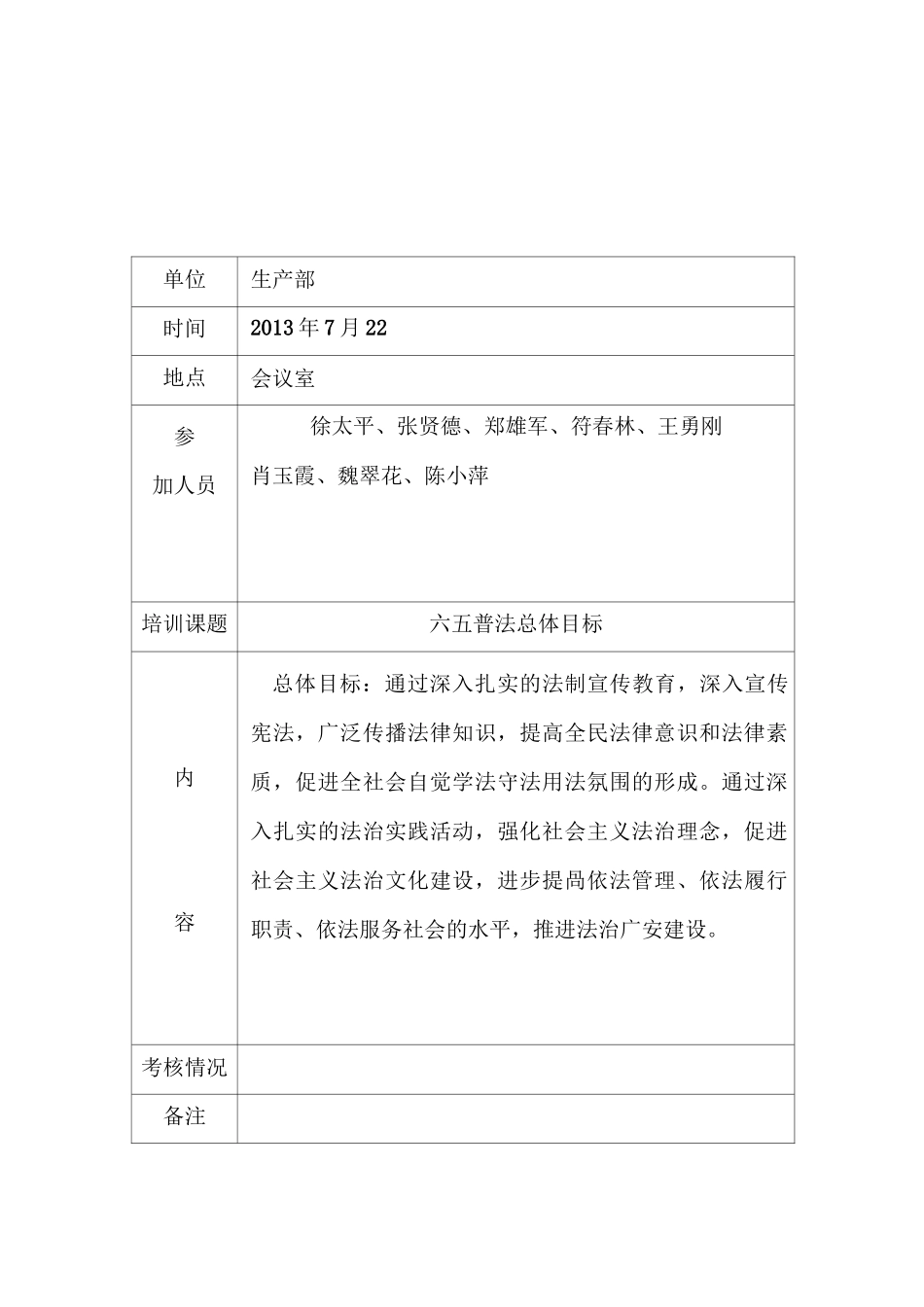 依法治企普法学习记录_第1页