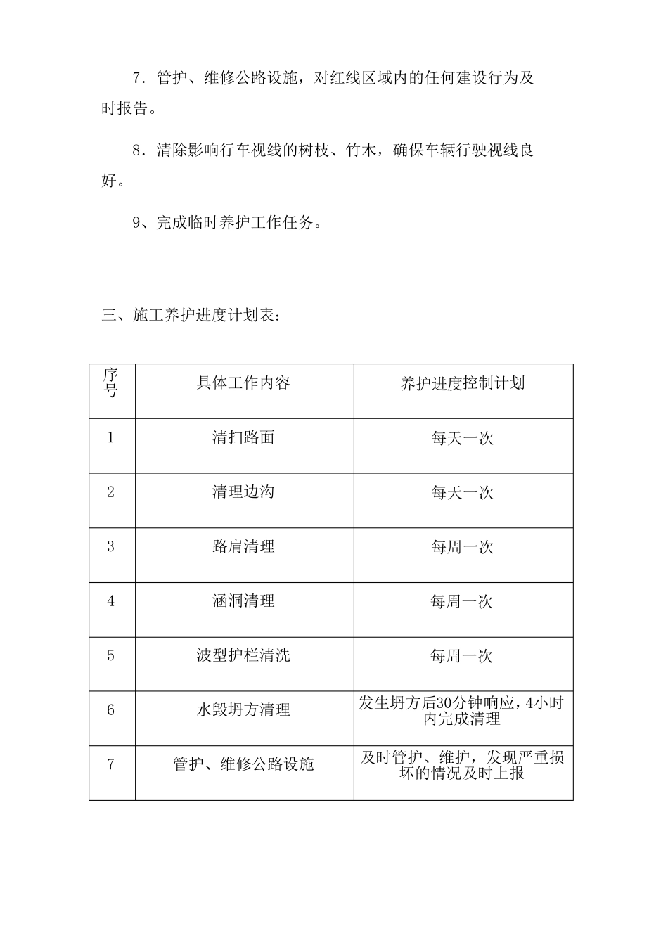公路养护施工组织设计_第2页