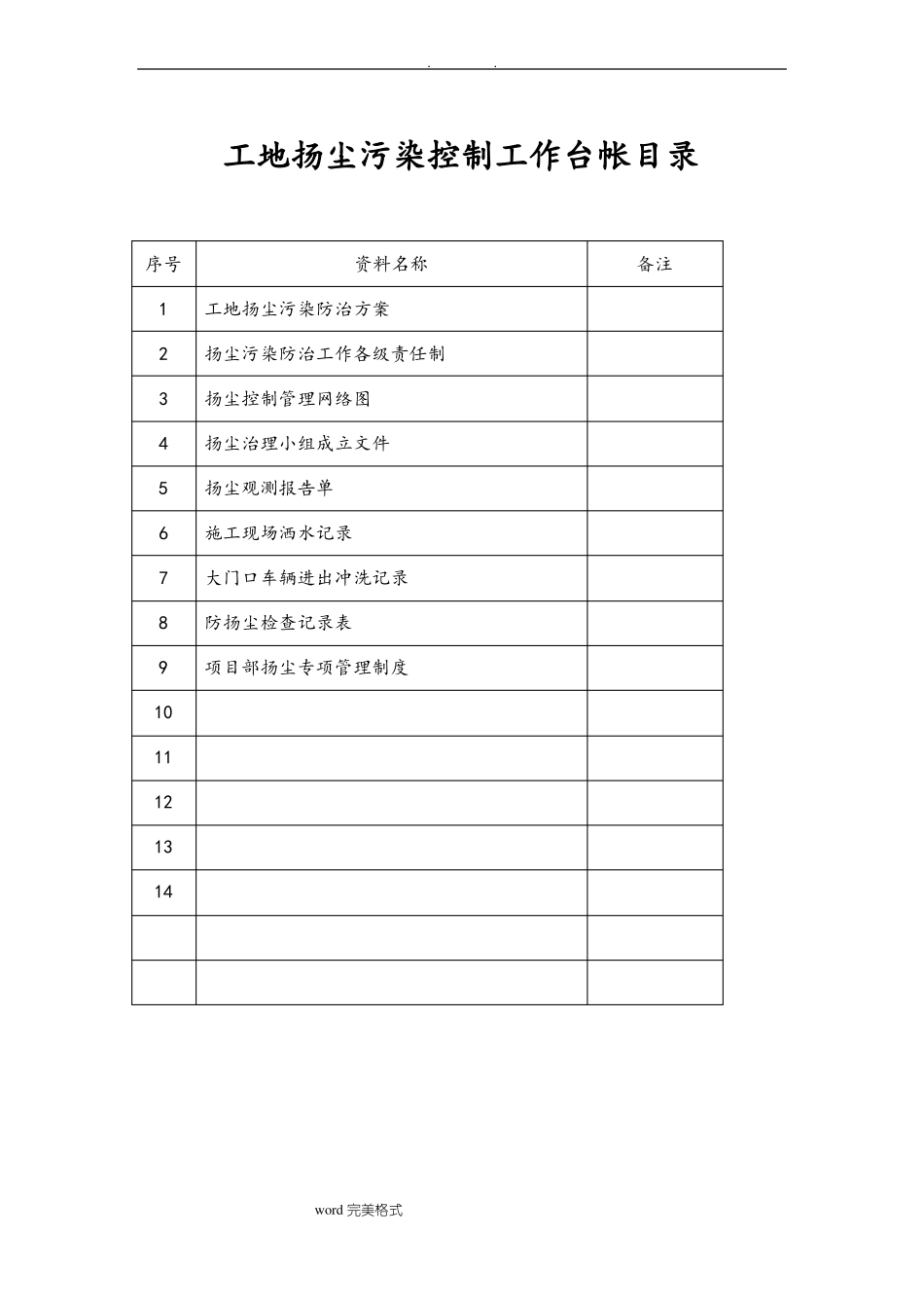 公路工程扬尘污染防治全套资料全_第2页