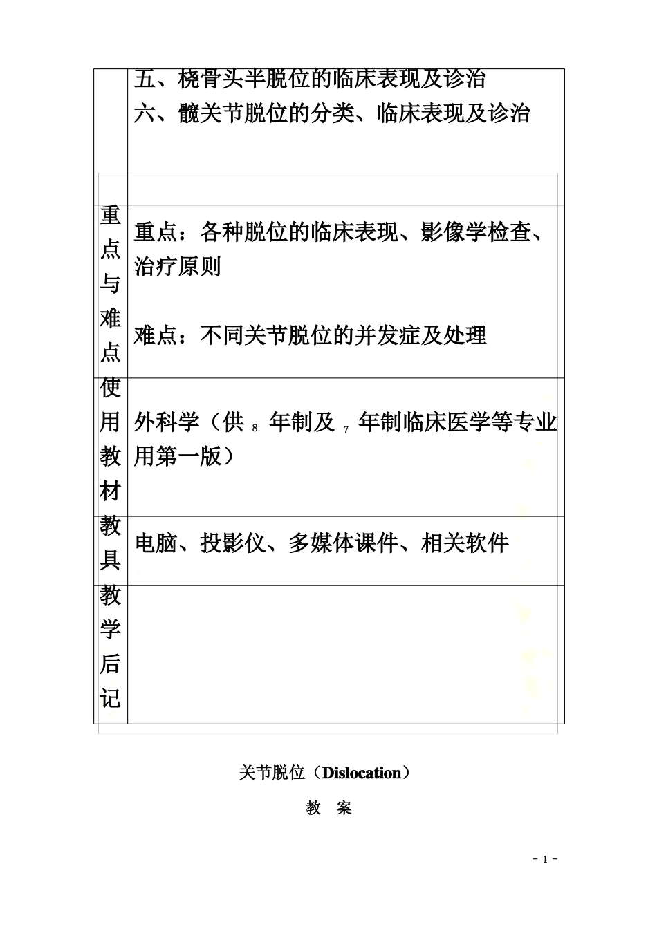 关节脱位教案_第3页