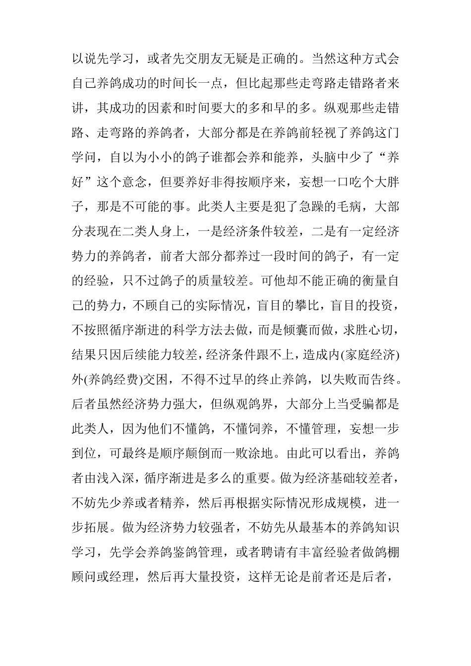 养鸽成功的十大秘诀_第2页