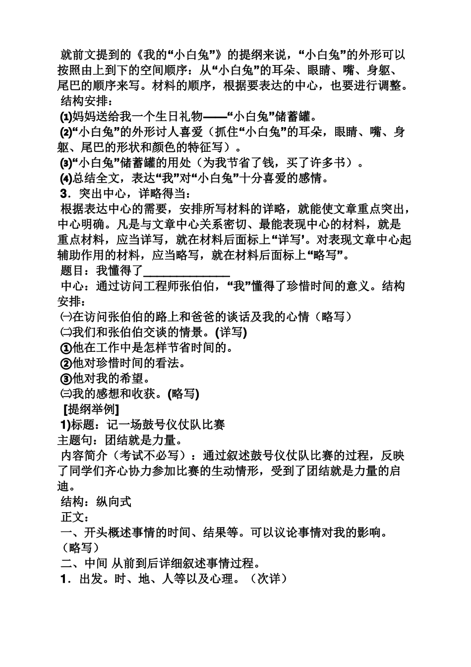 写人作文提纲_第3页