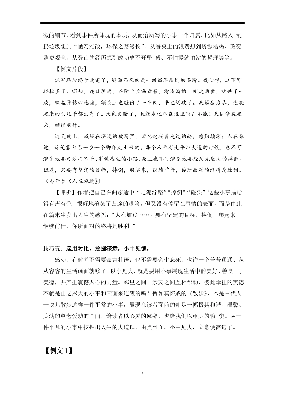 写作手法：以小见大_第3页