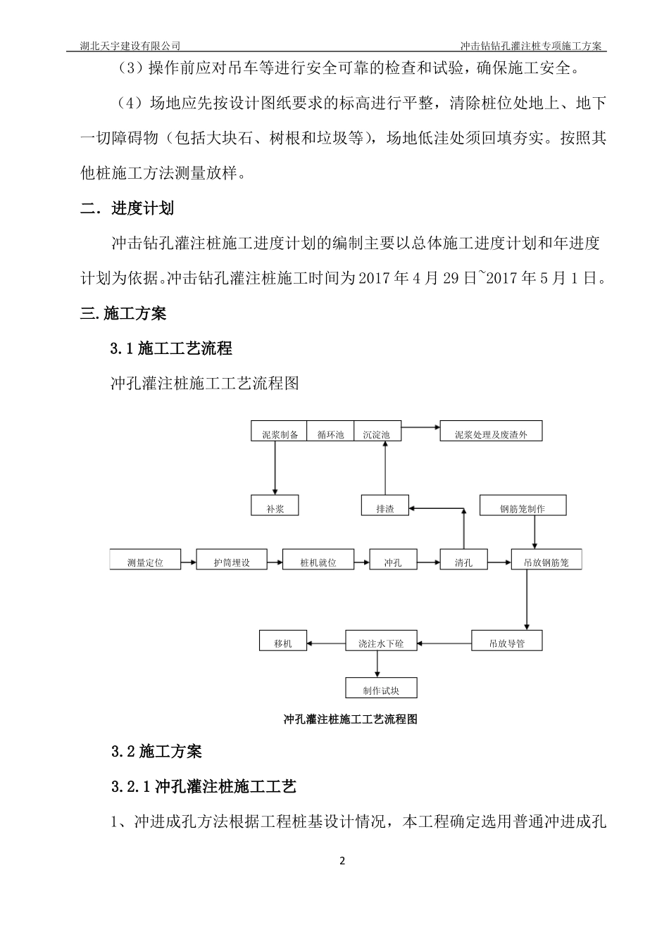 冲击钻钻孔灌注桩专项施工方案_第3页