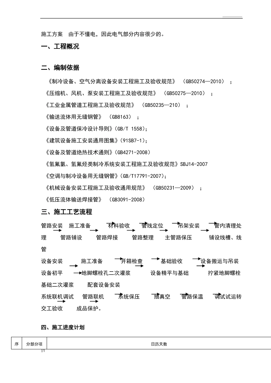 冷库项目施工方案及组织设计_第1页