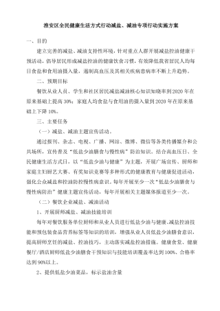 减糖减盐减油材料
