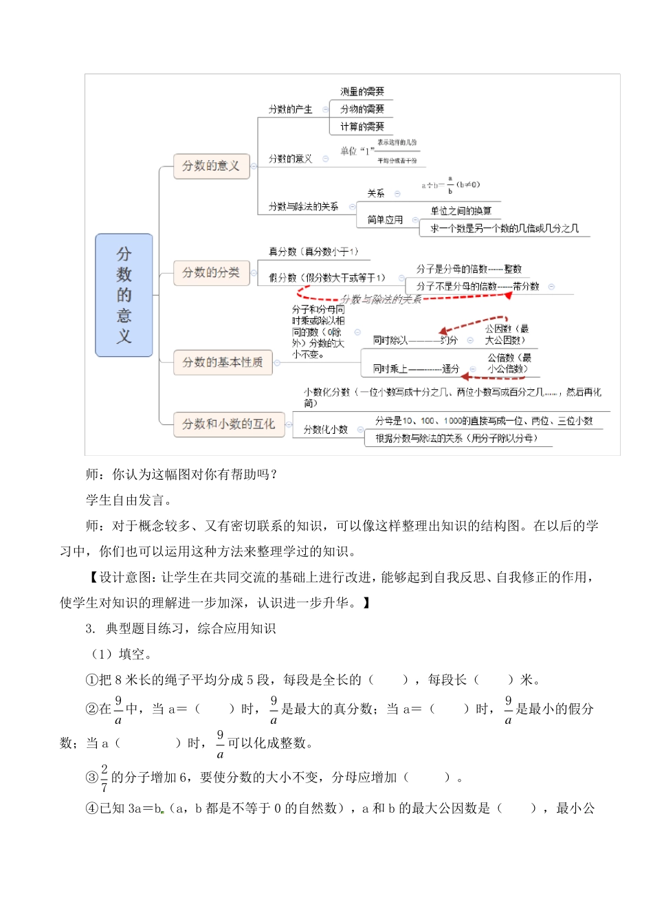 分数的意义和性质复习课_第3页