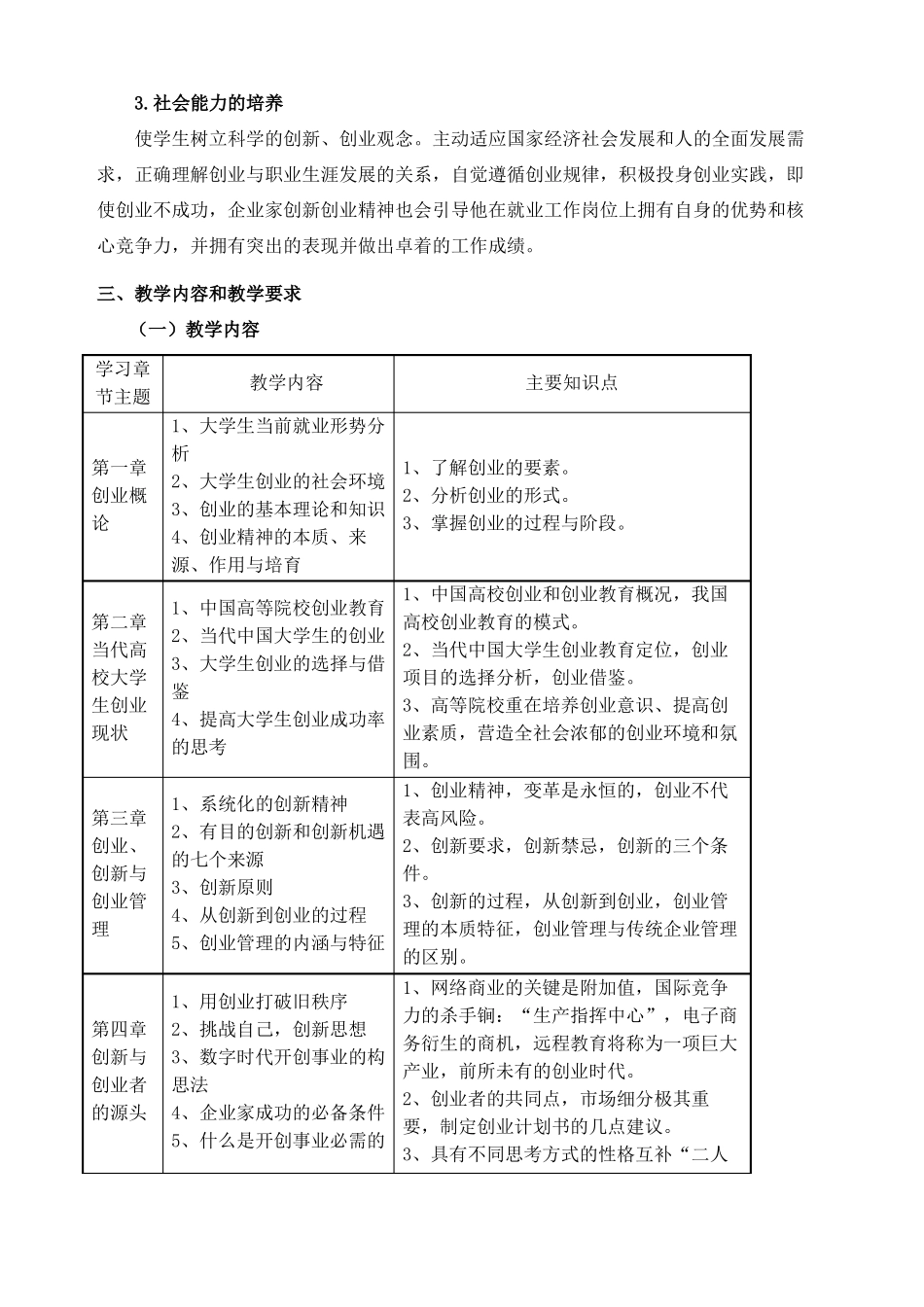 创新创业教育课程标准_第3页