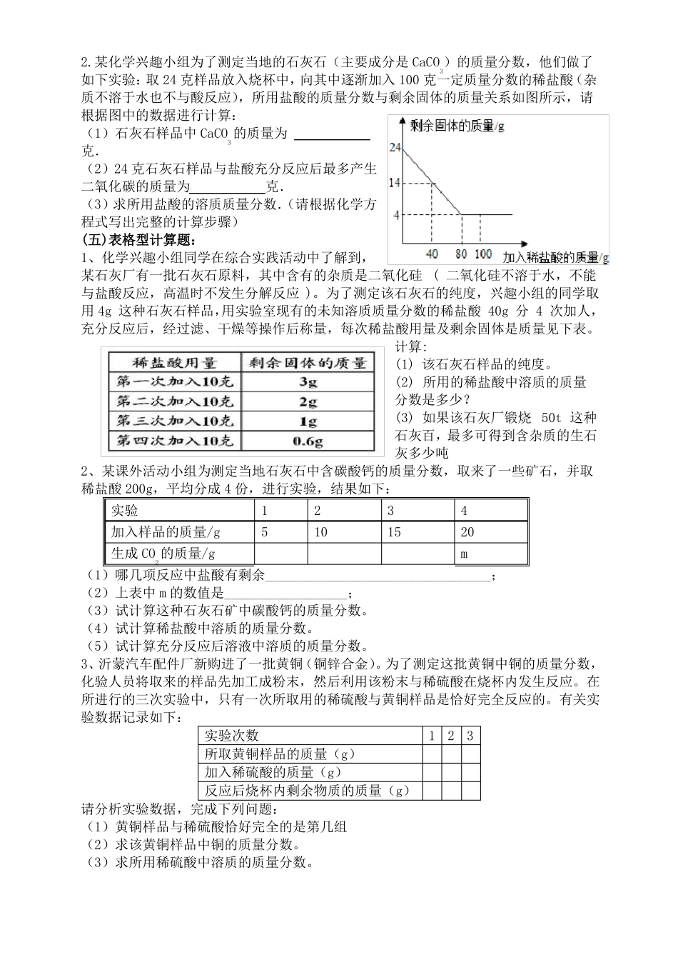 初三化学有关溶液的相关计算题及答案_第3页