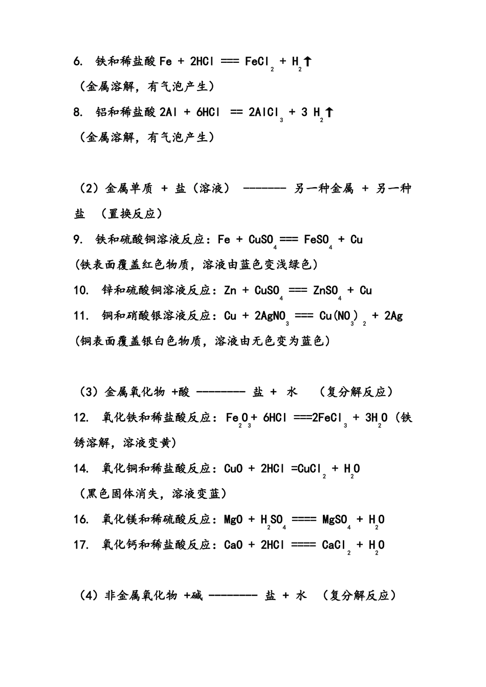 初中化学式+化合价口诀精编版_第2页