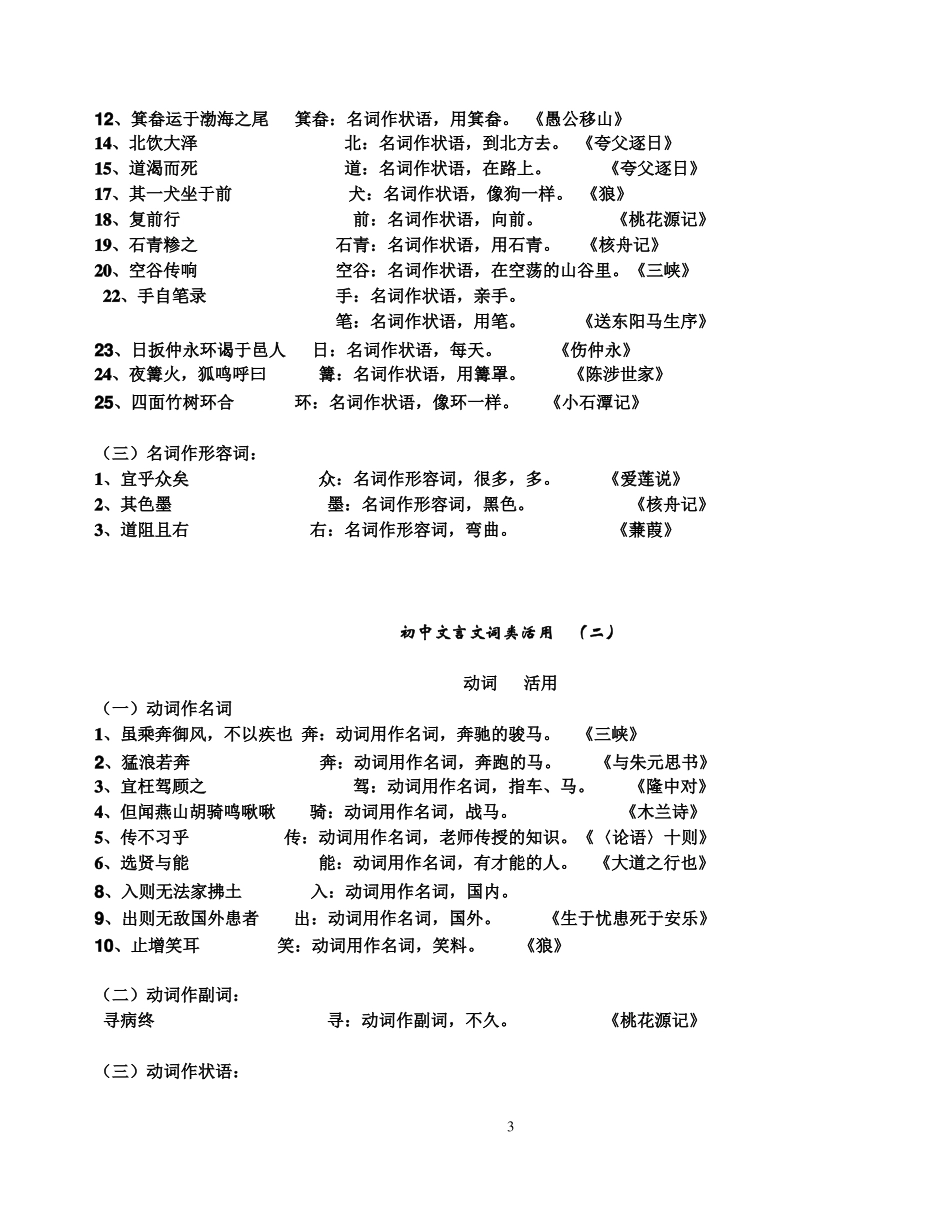 初中文言文词类活用_第3页