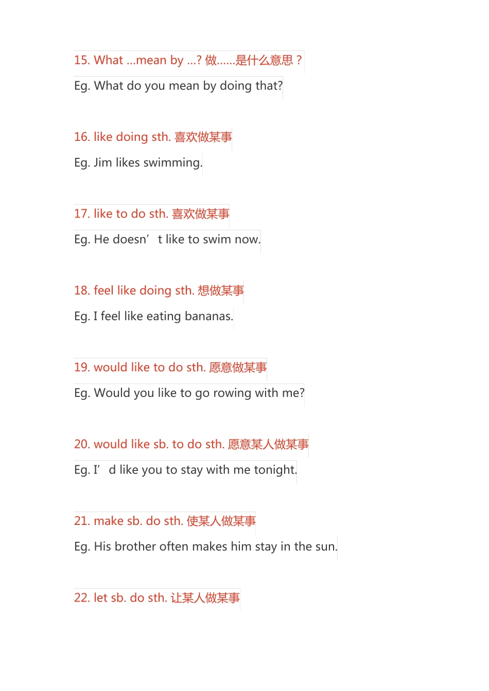 初中英语100句基本句型一_第3页