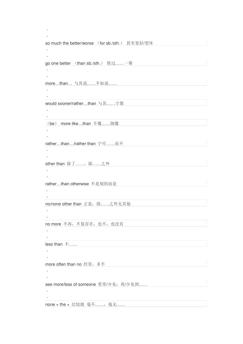 初二英语形容词比较级和最高级_第3页