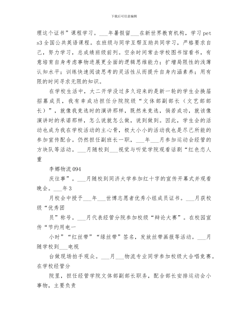 2024年大学学习生活小结范文_第2页