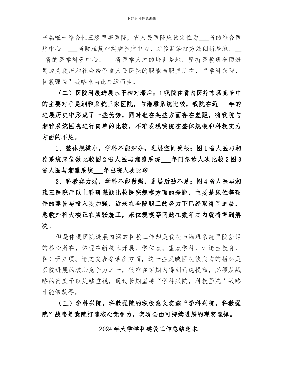 2024年大学学科建设工作总结范文_第2页