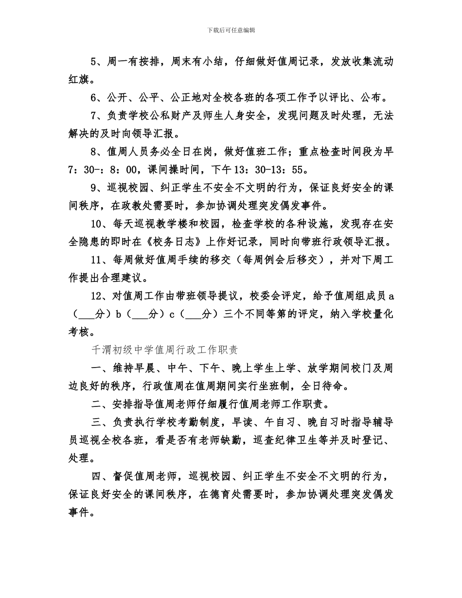 2024年学校值周员值周工作总结_第3页