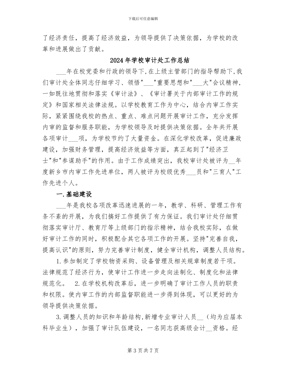 2024年学校审计处个人总结范文_第3页